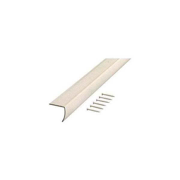 M-D Building Products M-D Stair Edging, Fluted, 72L, Almond, Screw Nails 74732 - main